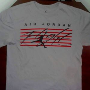 Air Jordan Iconic Flight Gray T-Shirt L